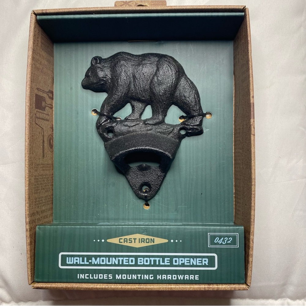 Bear Trail Wall Mounted bottle opener